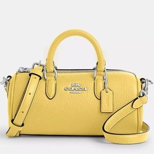 Coach Lacy Crossbody in Retro Yellow.☀️
